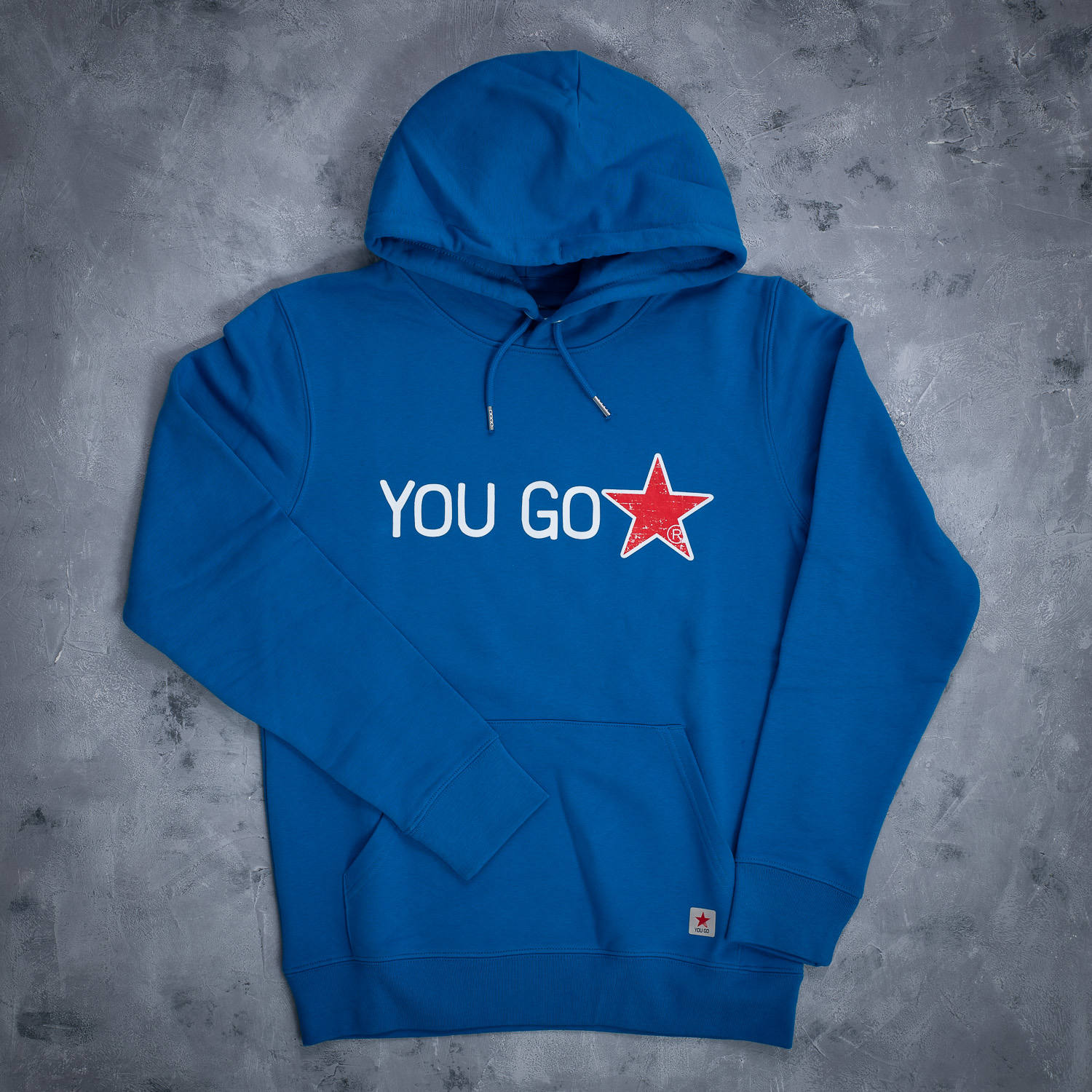 You Go Star dukserica sa kapuljačom - royal blue