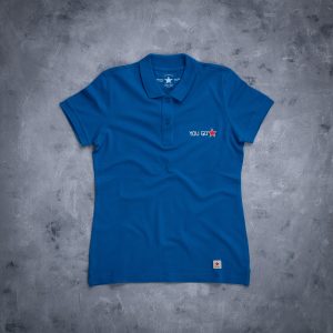 Royal Blue Polo - Woman