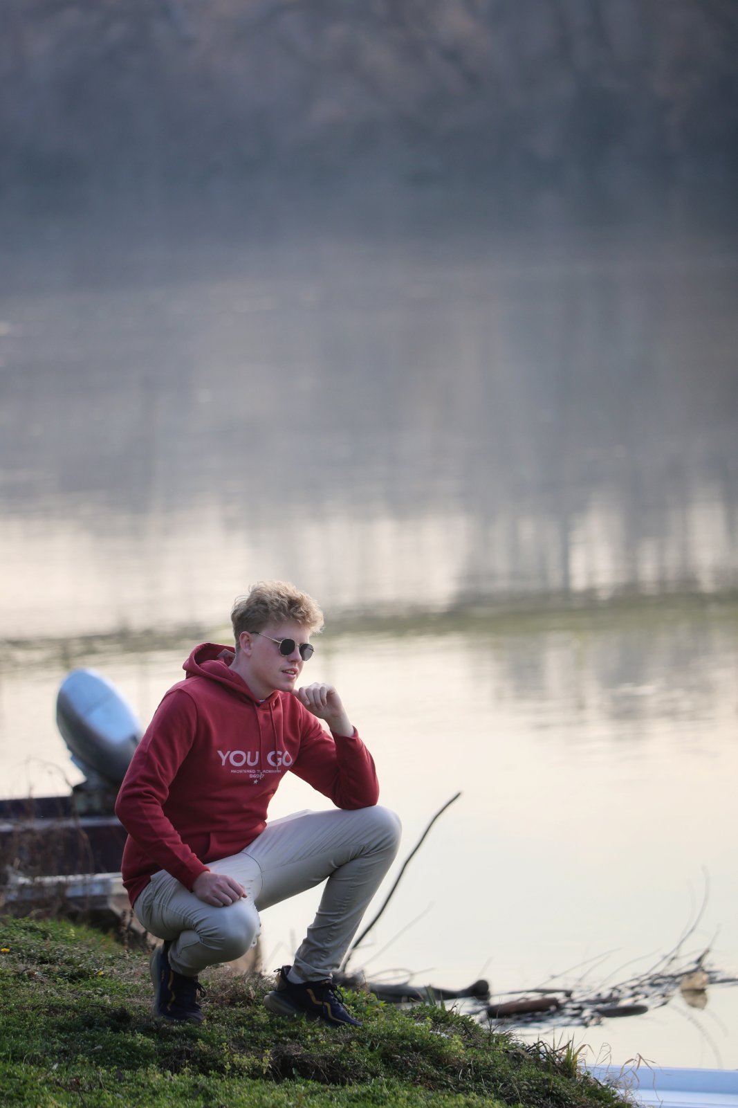 You Go Little Star dukserica - bordo - Image 4