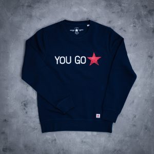 You Go Star dukserica - teget