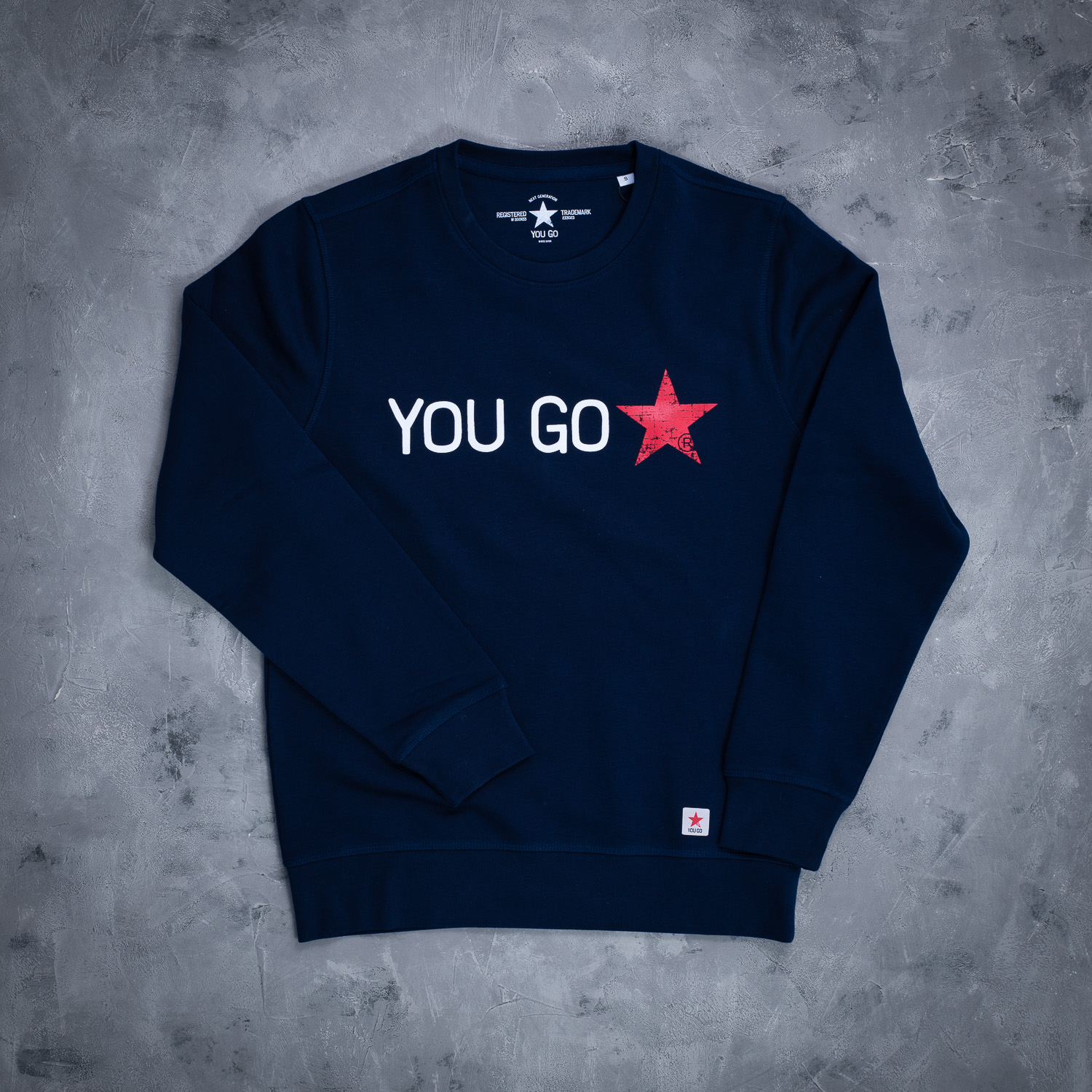 You Go Star dukserica - teget