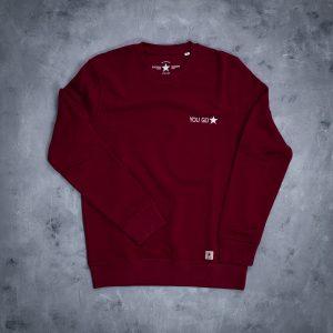 You Go Star dukserica - bordo