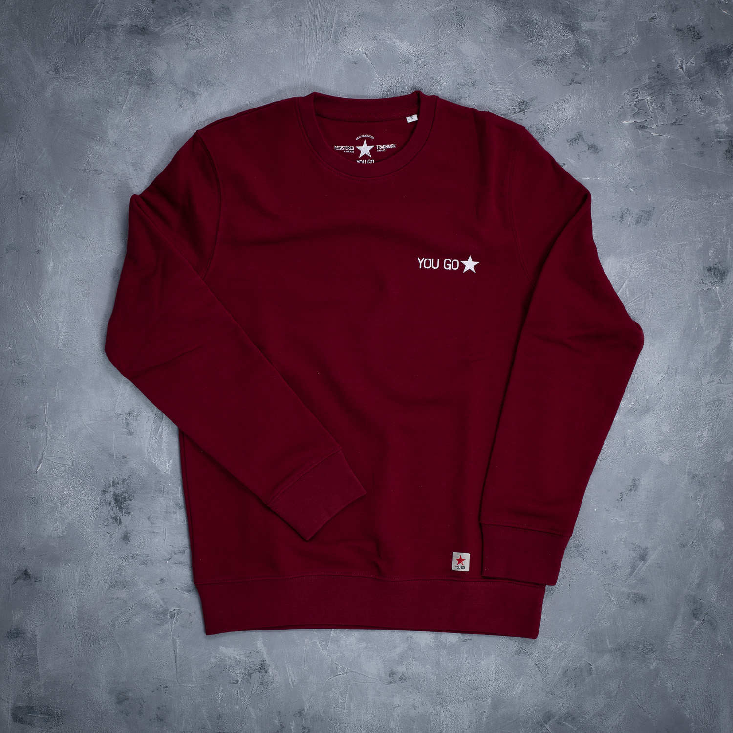 You Go Star dukserica - bordo