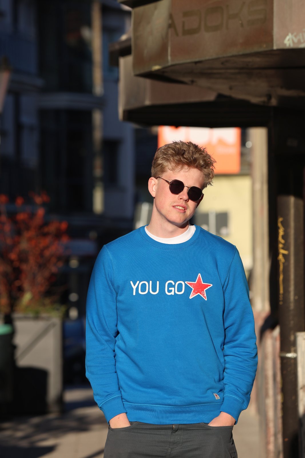 You Go Star dukserica - royal blue - Image 2