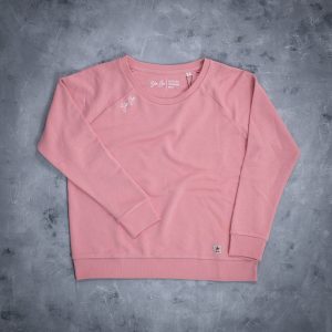 You Go Discrete Written dukserica - ružičasta