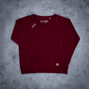 You Go Discrete Written dukserica - bordo