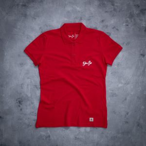 You Go Written polo woman - crvena